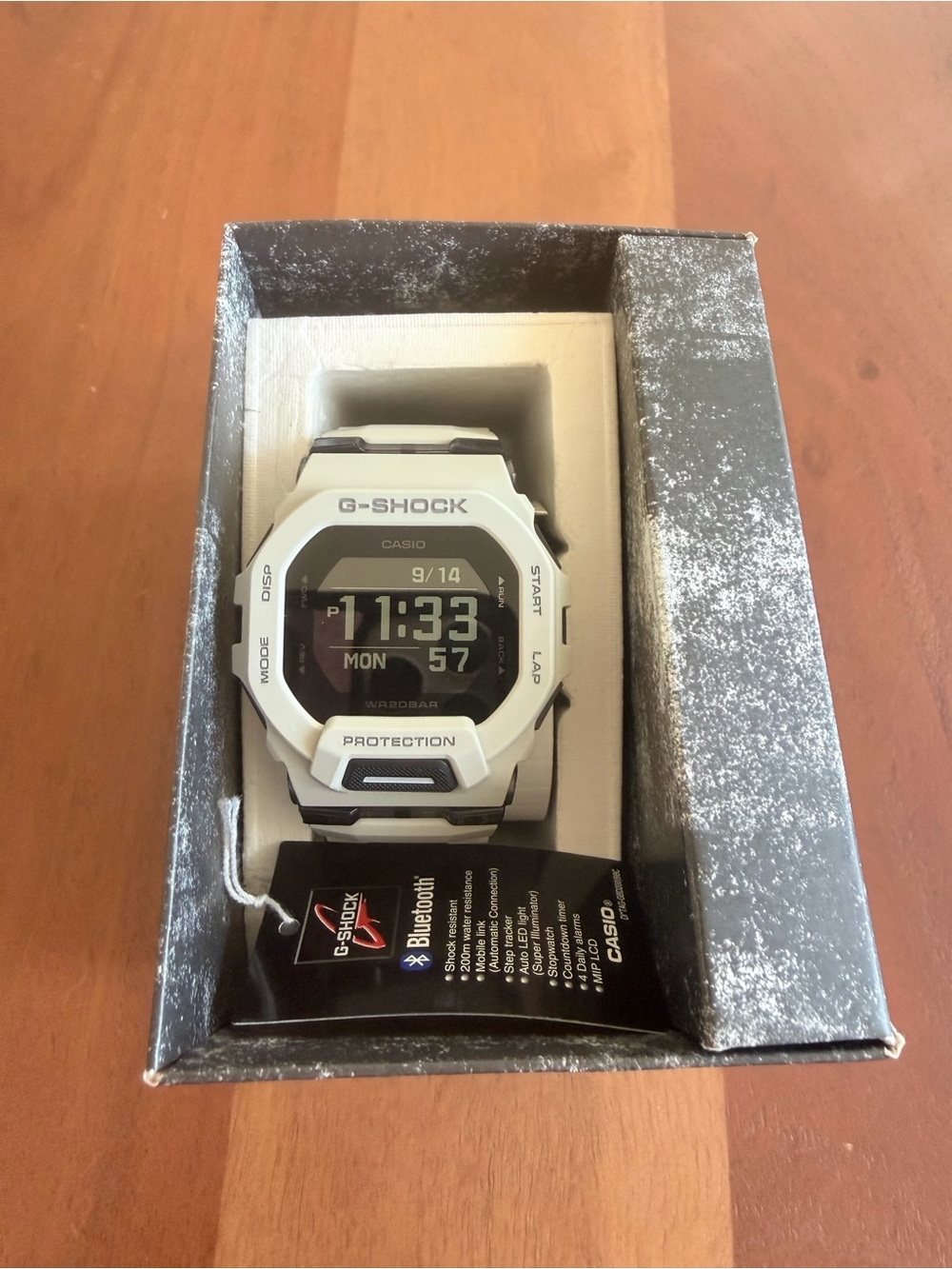 ⌚✨ DISCONTINUED NWT Casio G-SHOCK GBD-200UU-9 Beige Urban Colors Bluetooth Watch